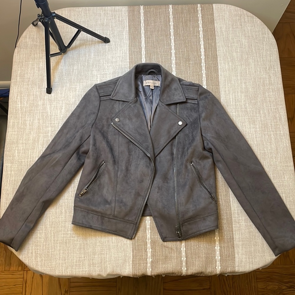 Philosophy Vegan Suede Jacket